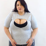 Tshirt cuore con spallina 21962