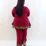 Coordinato over animalier 30194