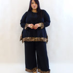 Coordinato over animalier 30194