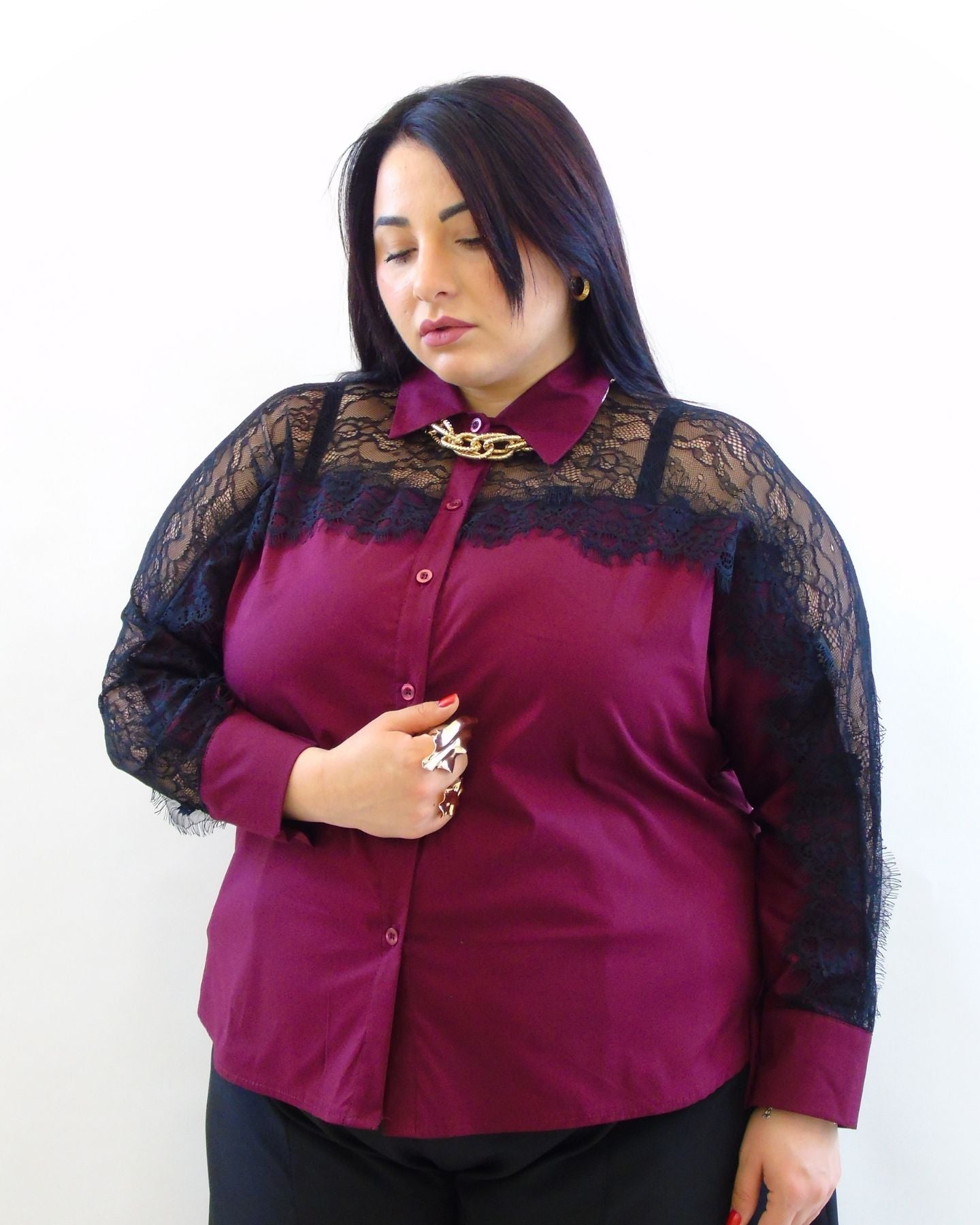 Camicia in pizzo 251271