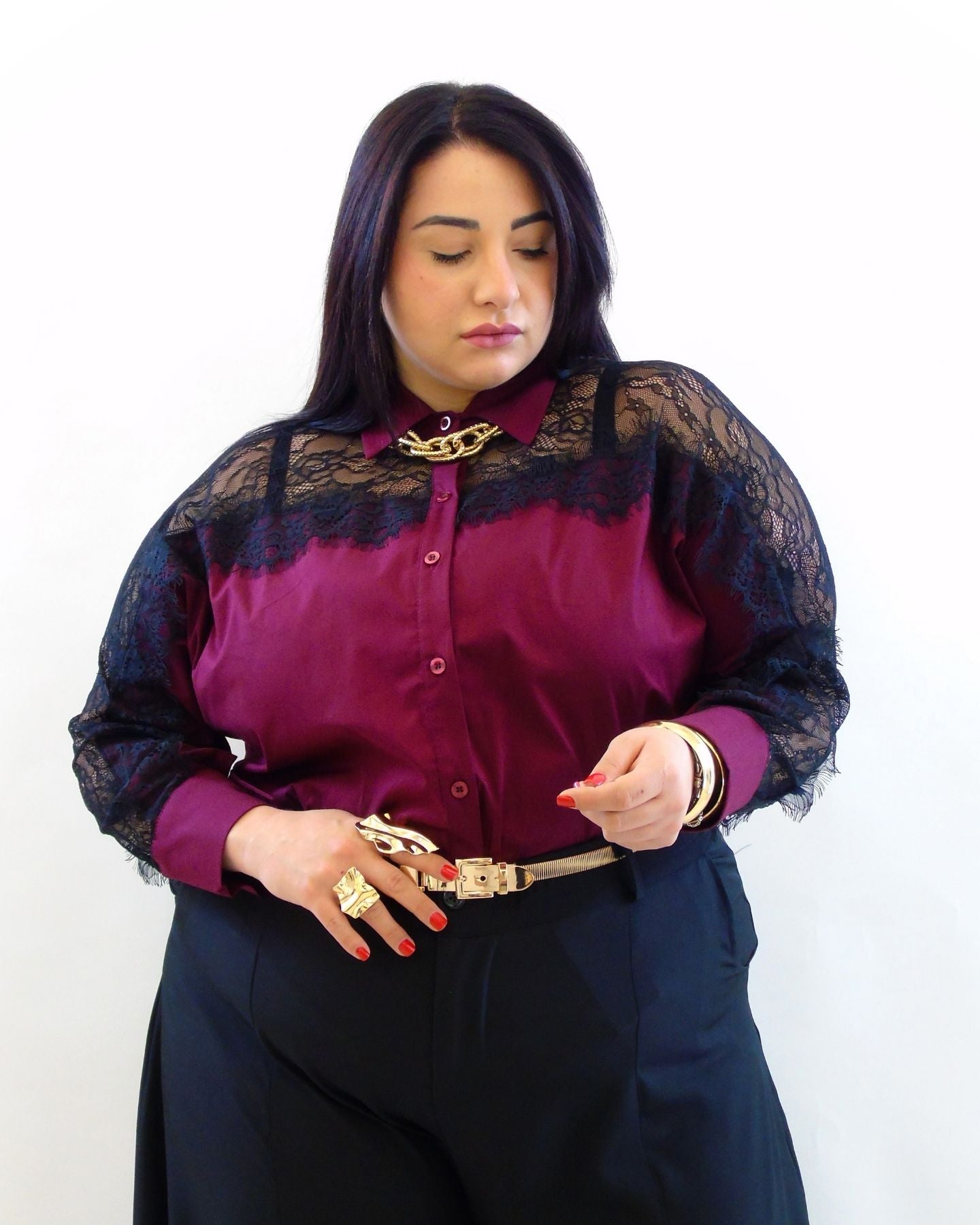 Camicia in pizzo 251271
