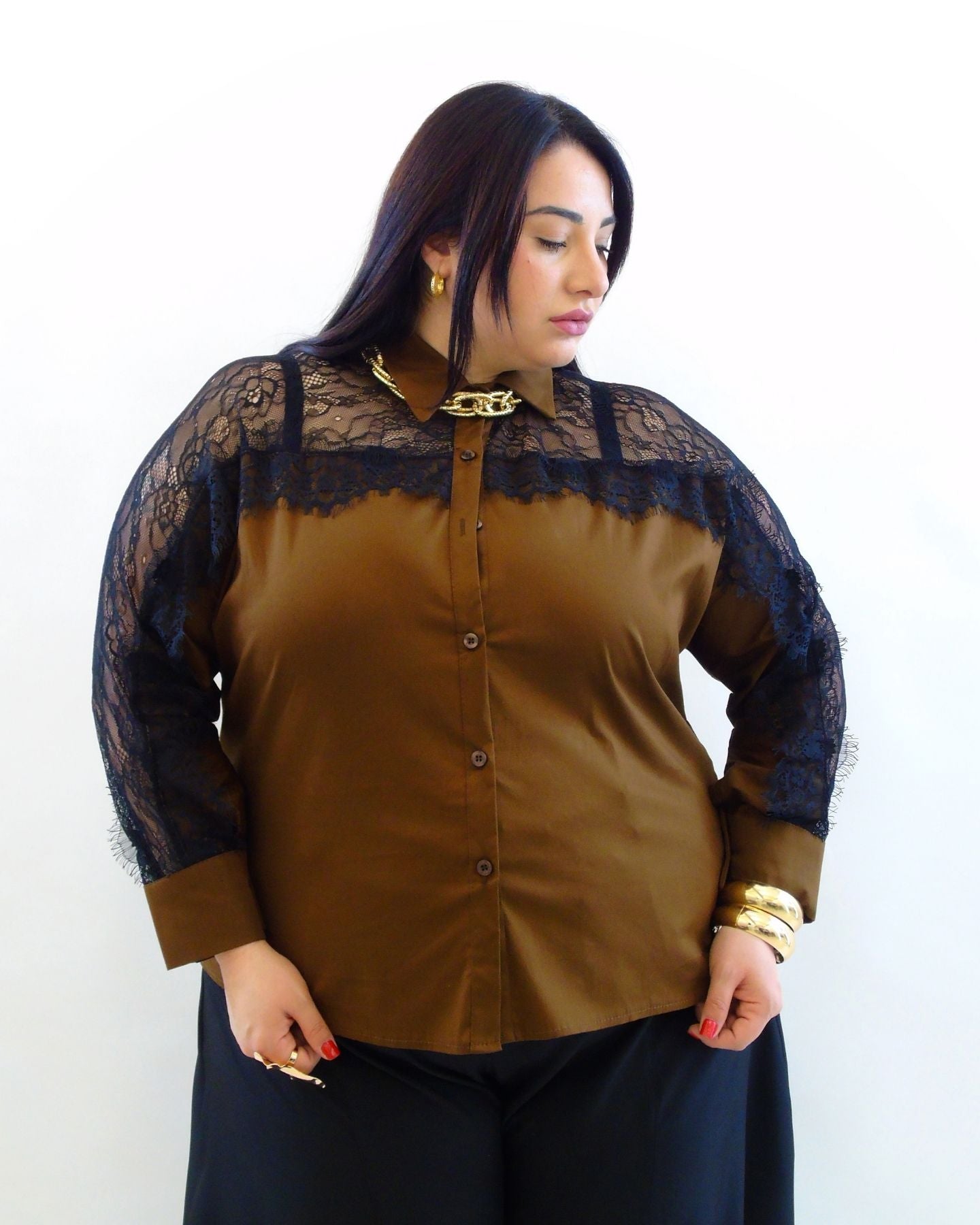 Camicia in pizzo 251271