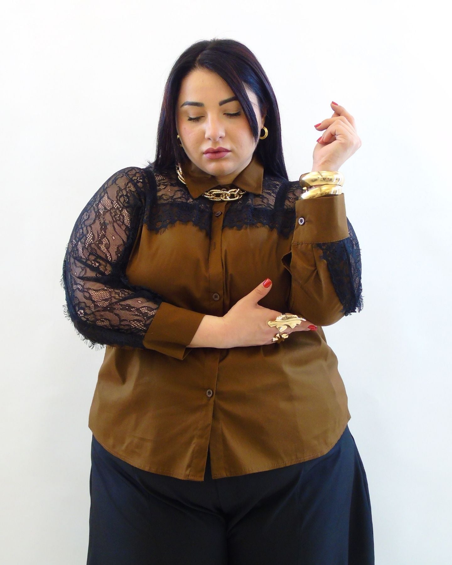 Camicia in pizzo 251271