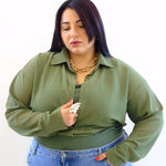 Body a camicia in tessuto 15896