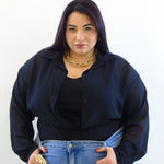 Body a camicia in tessuto 15896