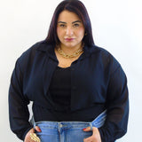 Body a camicia in tessuto 15896