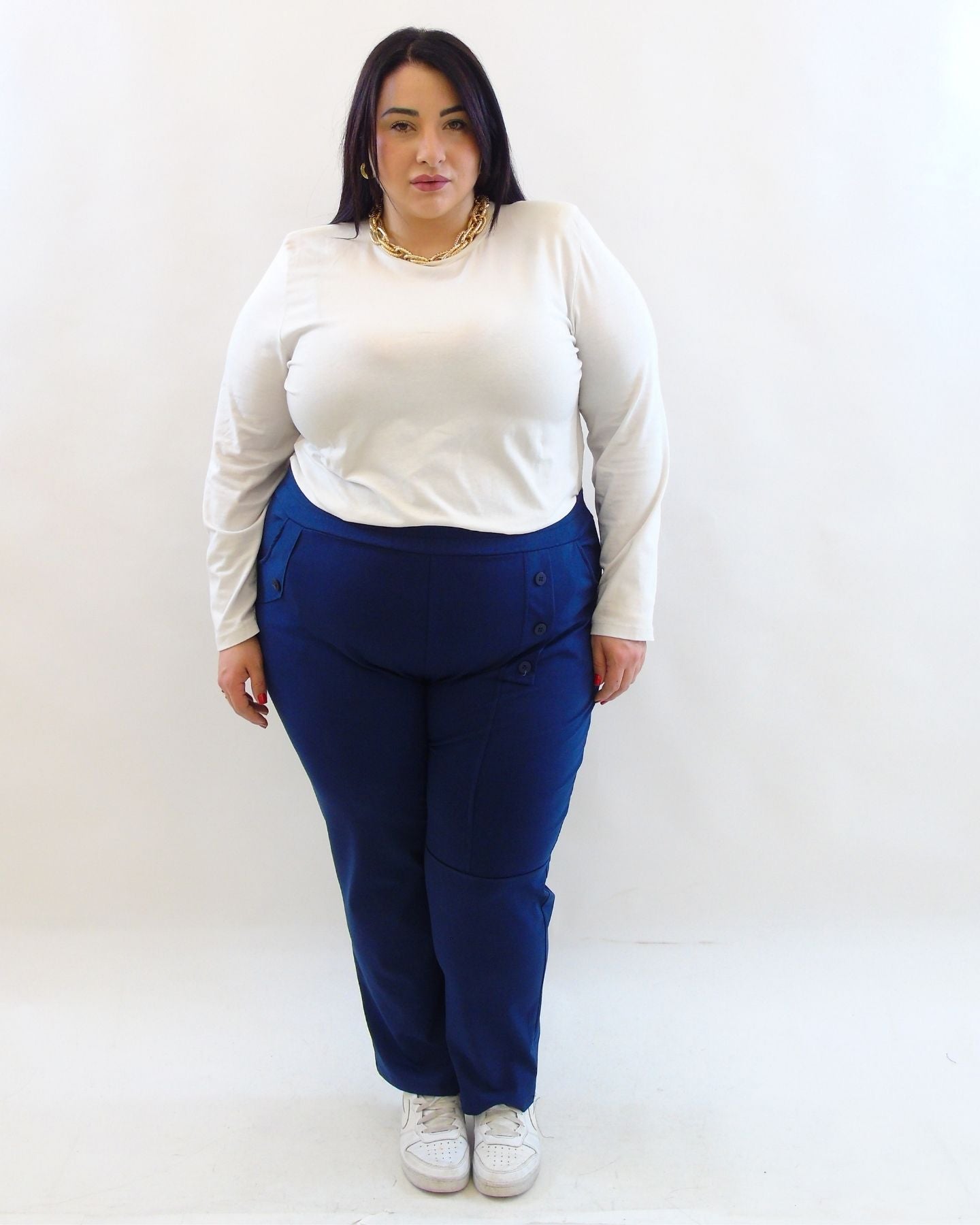 Pantalone bottone 15121