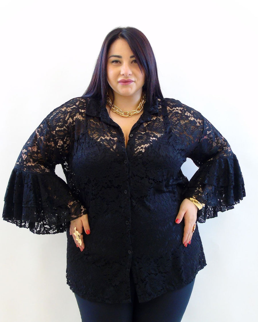 Camicia in pizzo 51224