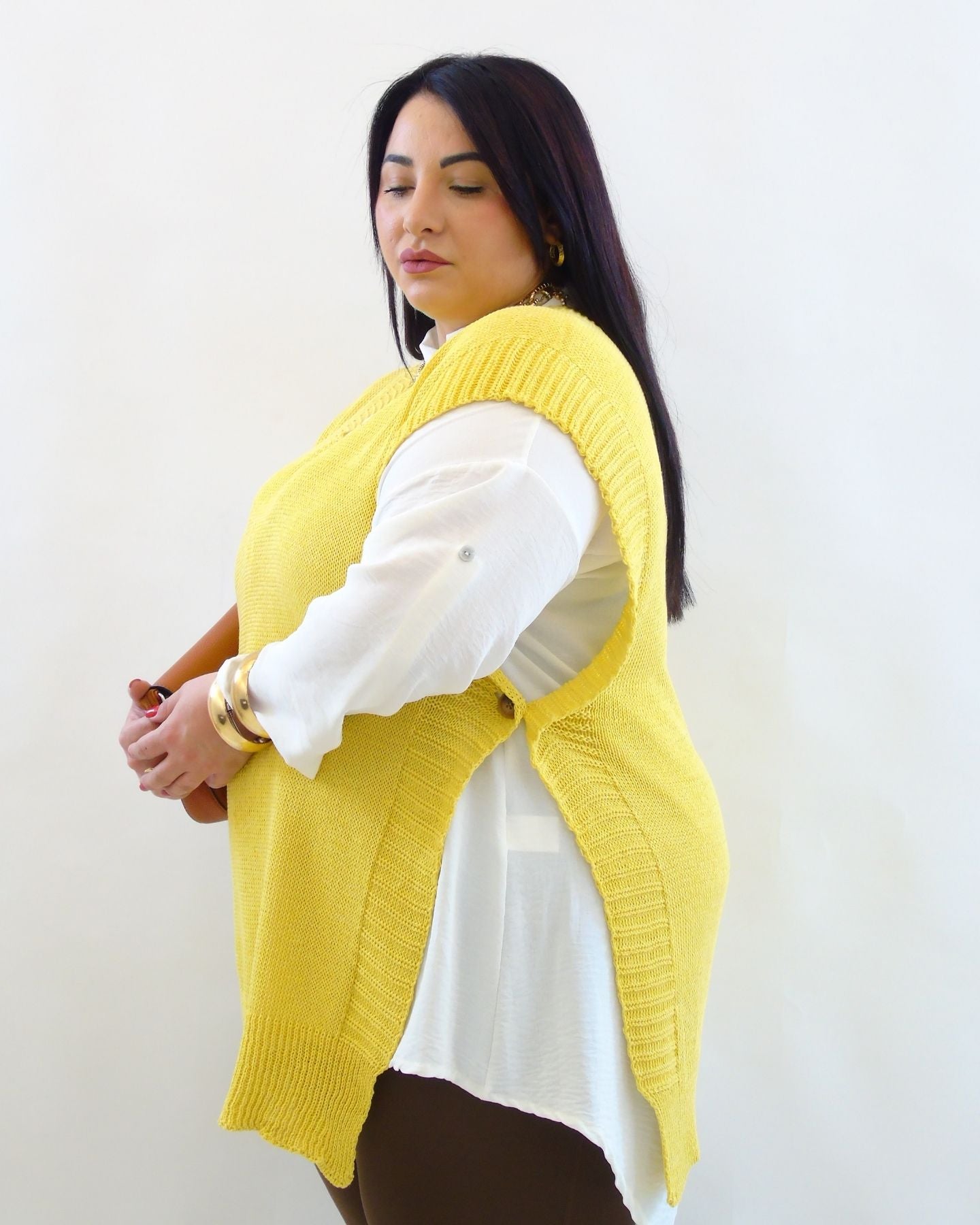Camicia e smanicato in filo 26005
