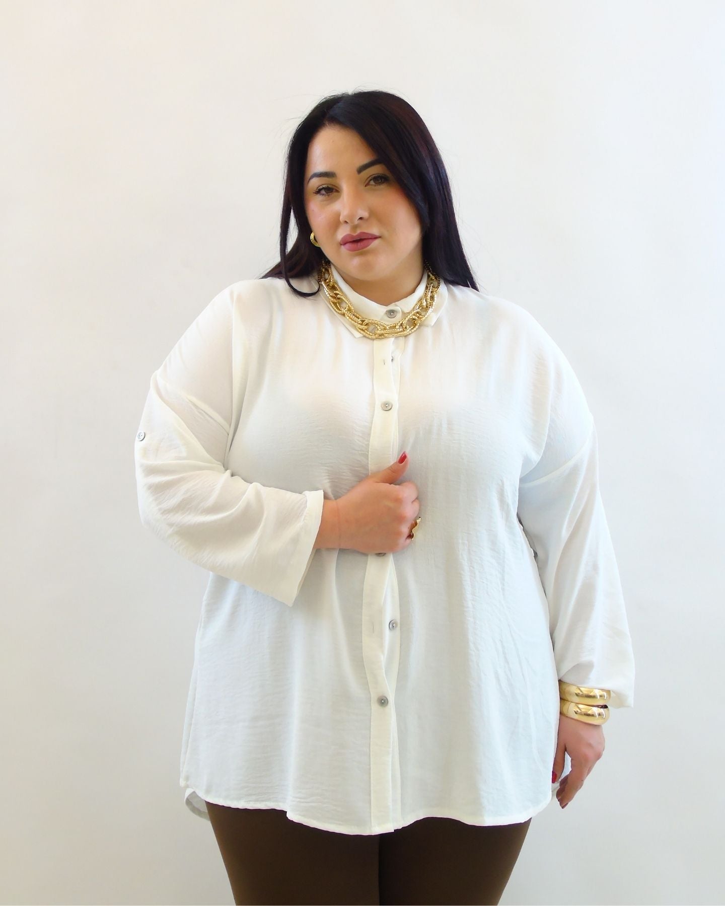 Camicia e smanicato in filo 26005