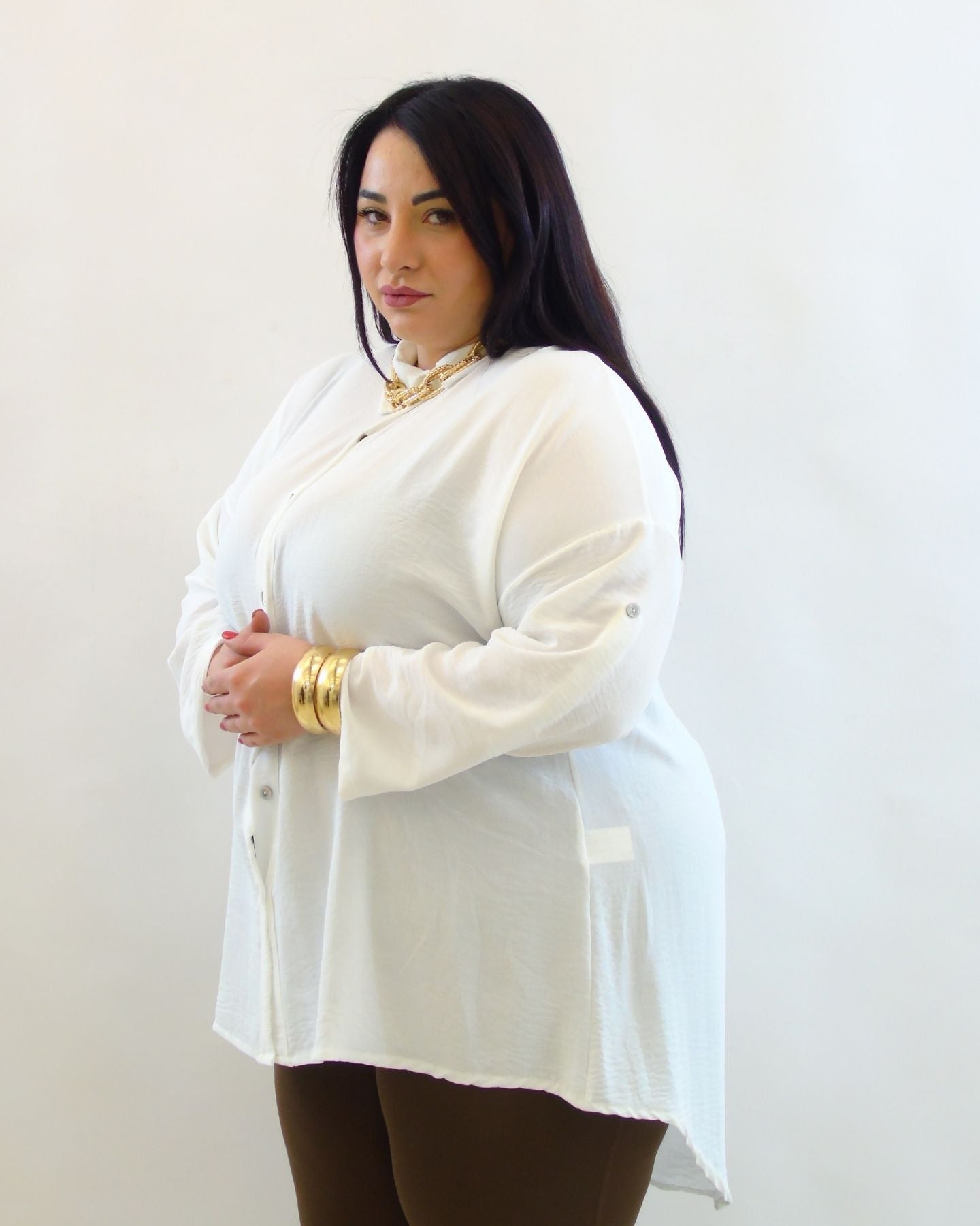 Camicia e smanicato in filo 26005