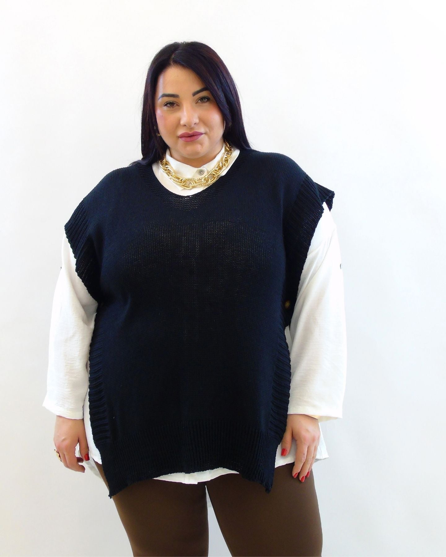 Camicia e smanicato in filo 26005