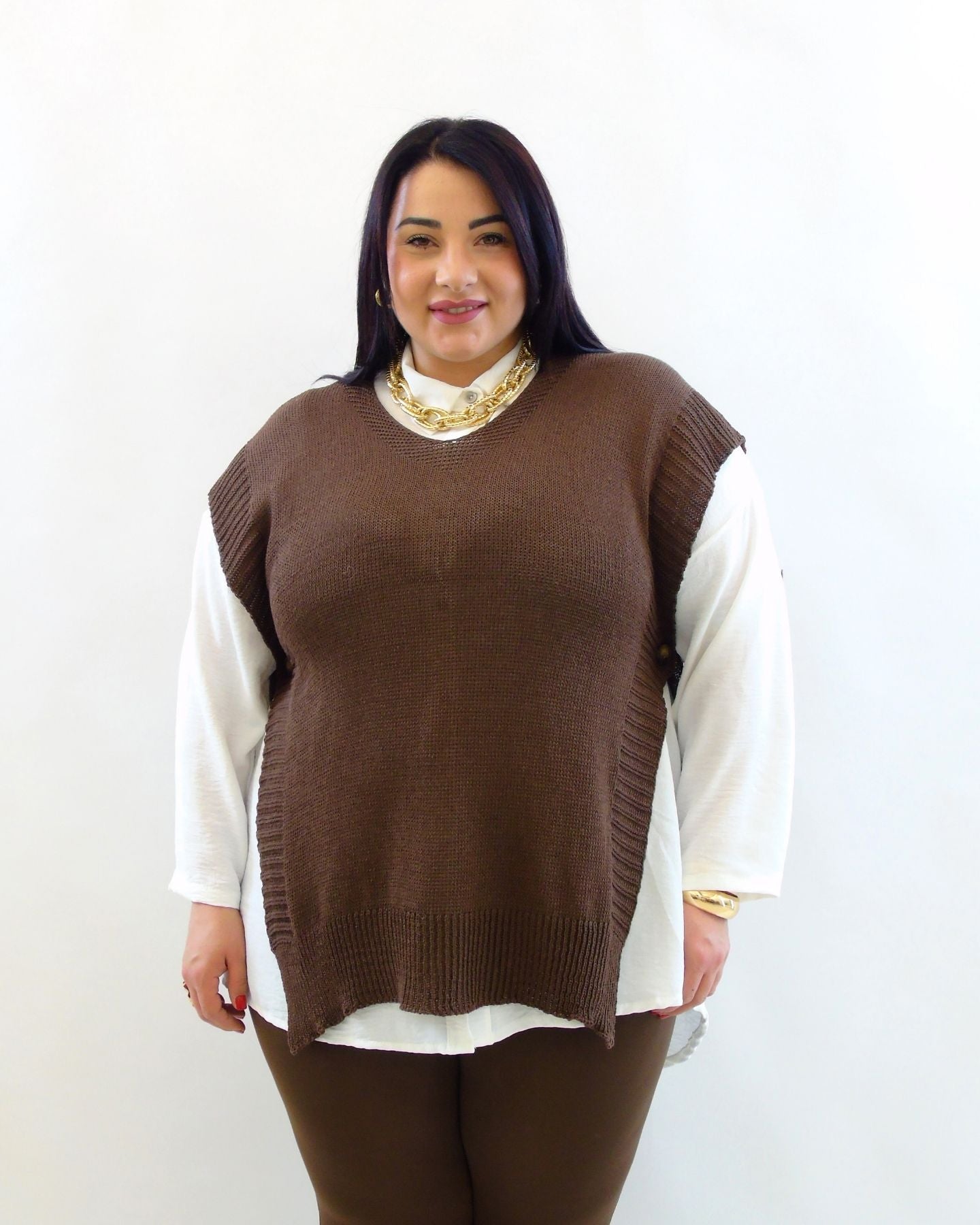 Camicia e smanicato in filo 26005