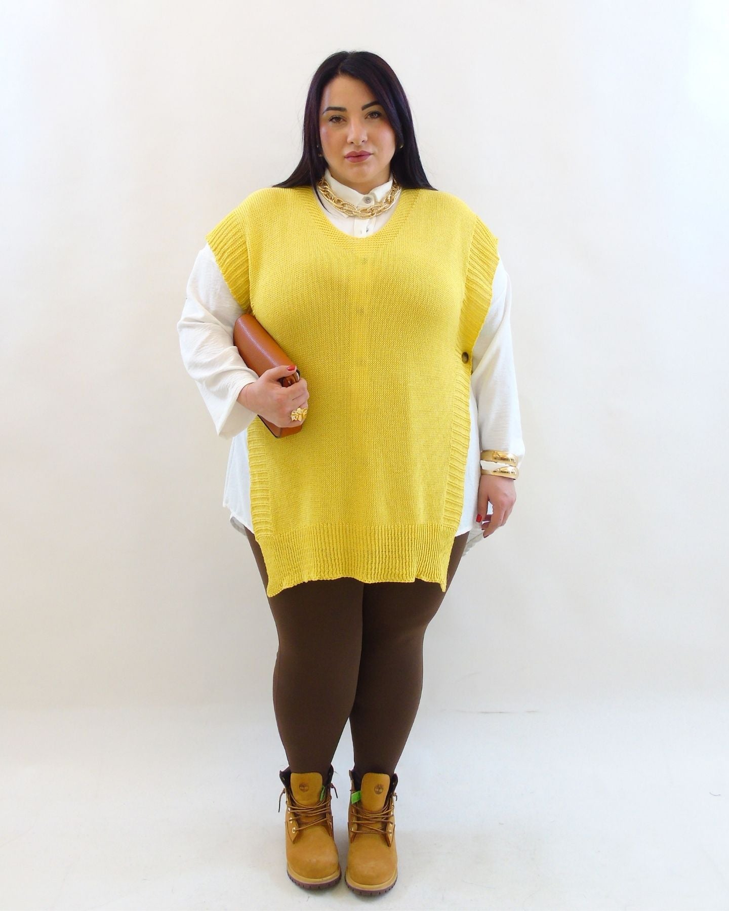 Camicia e smanicato in filo 26005