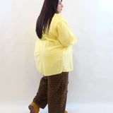 Jeans animalier con coulisse 8012