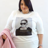 Tshirt stampa con spallina 9970