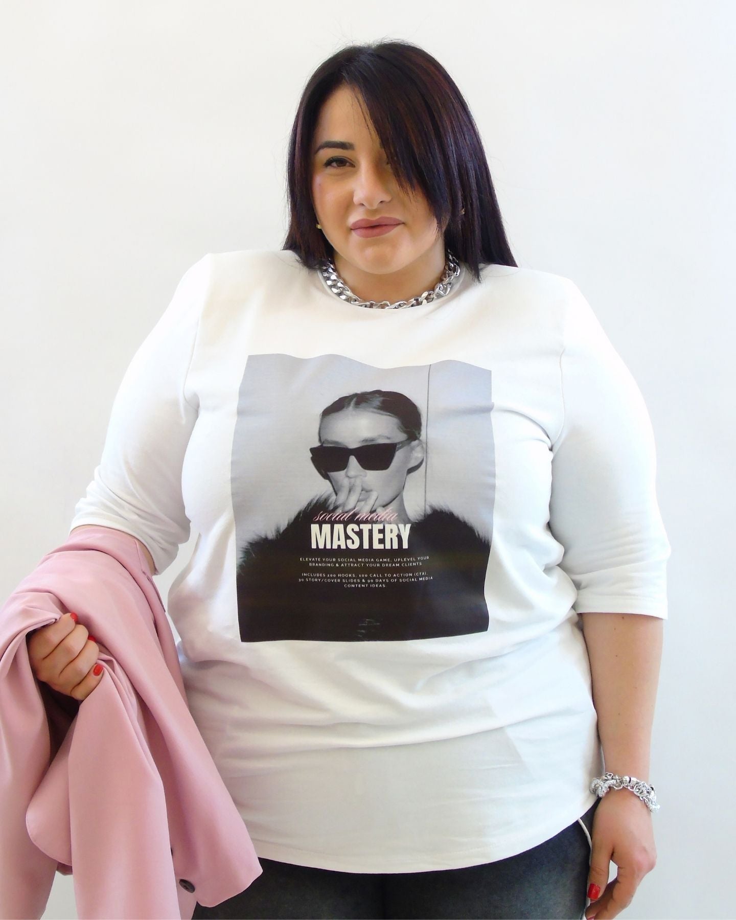 Tshirt stampa con spallina 9970