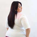 Tshirt con manicotto sulle spalle 9965
