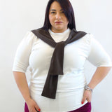Tshirt con manicotto sulle spalle 9965