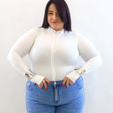 Body modellante con zip 063