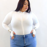 Body modellante con zip 063