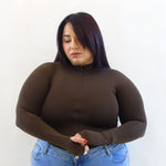 Body modellante con zip 063