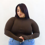 Body modellante con zip 063