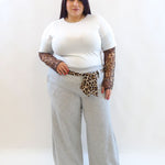 Pantalone con fusciacca animalier 13087