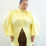 Camicione over con bottoni in oro 810333