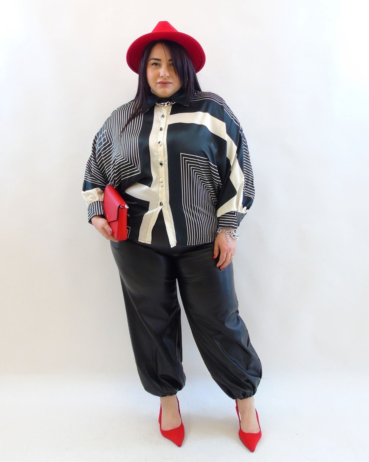 Pantalone in pelle 006335