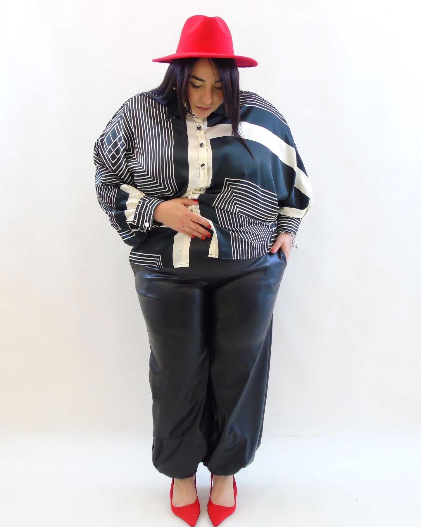 Pantalone in pelle 006335