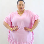 Blusa con rouche laterale 22483