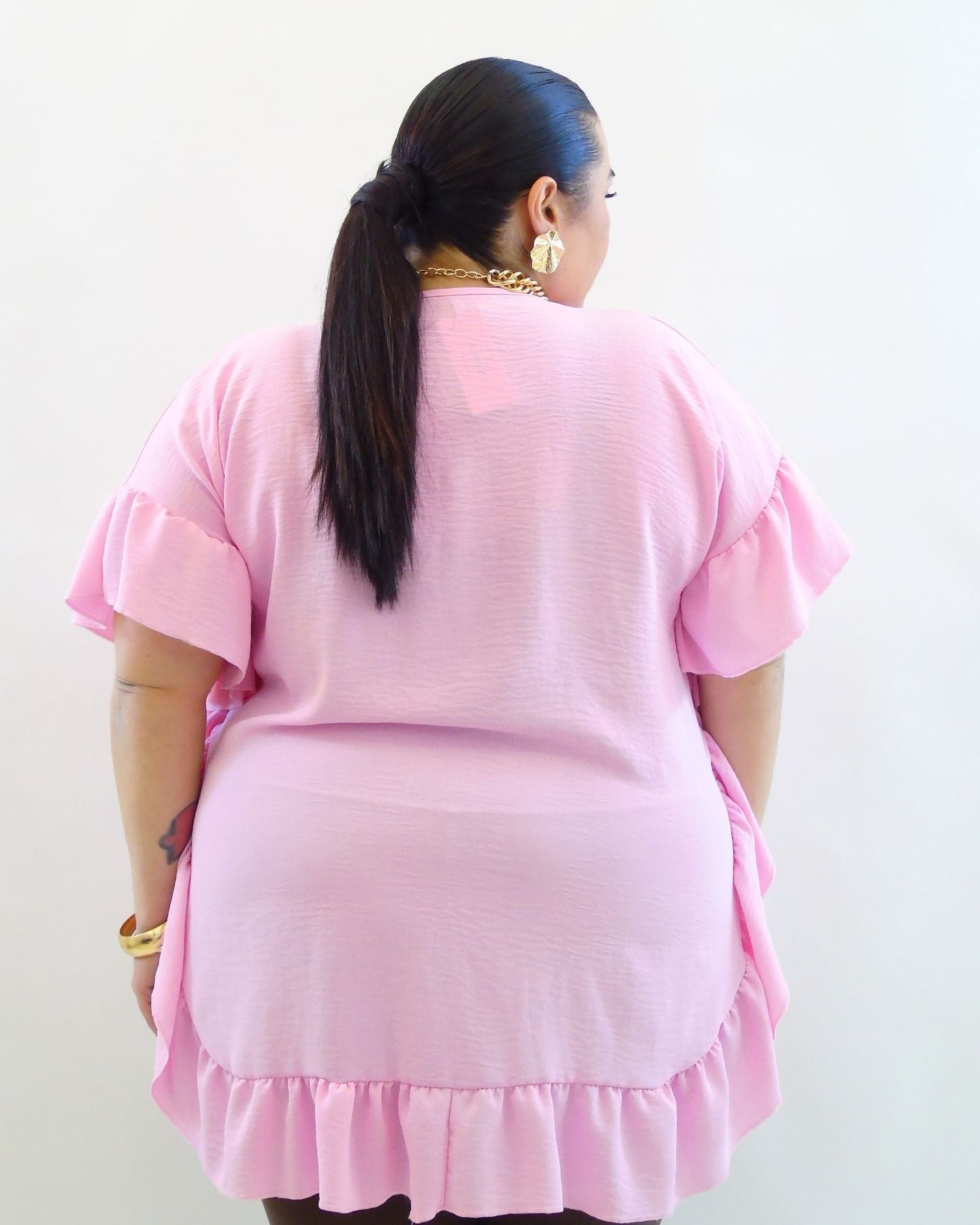 Blusa con rouche laterale 22483