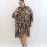 Abiti animalier con balze 61511