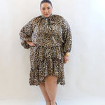 Abiti animalier con balze 61511