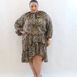 Abiti animalier con balze 61511