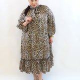 Abiti animalier con balze 61511
