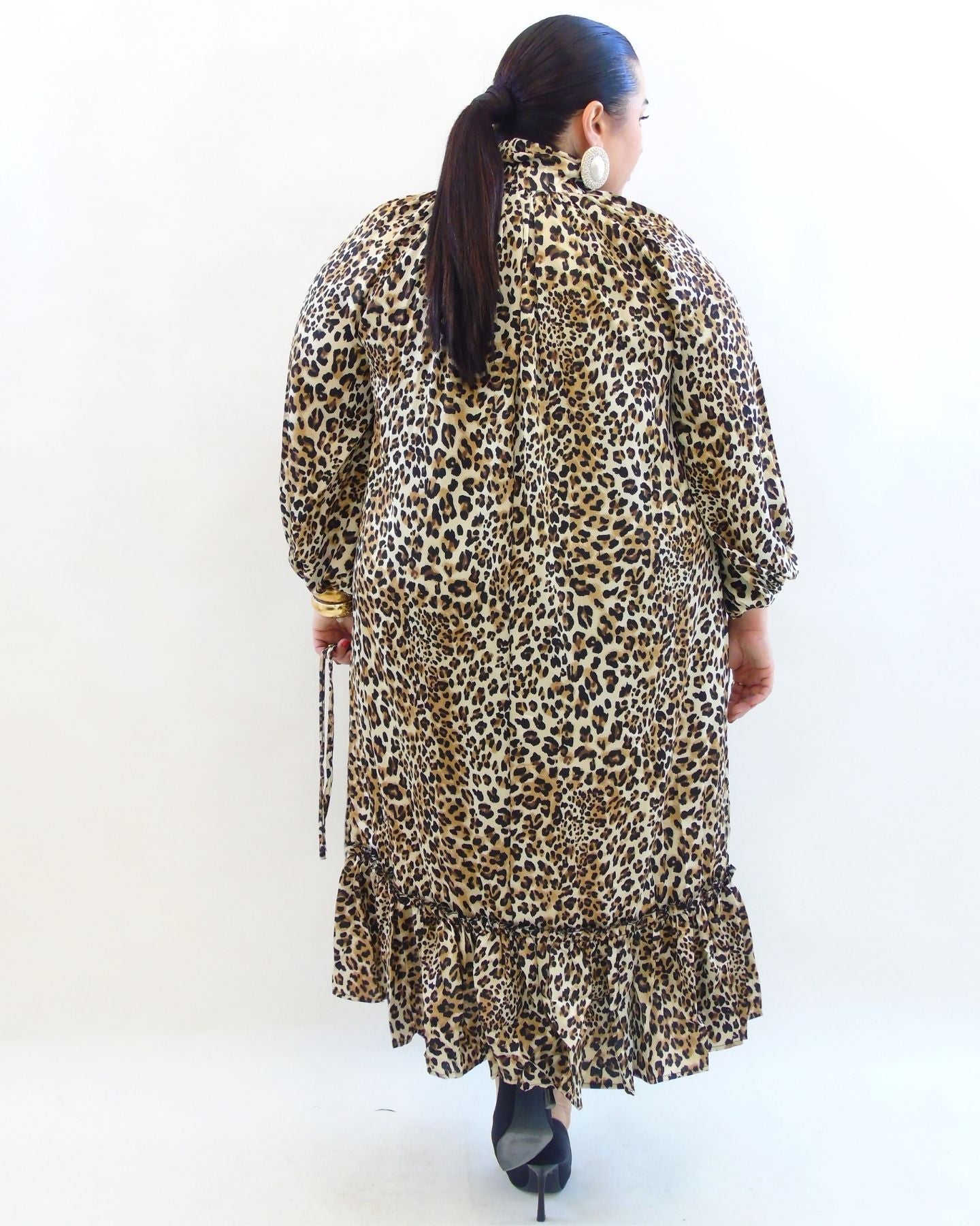 Abiti animalier con balze 61511