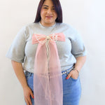 tshirt con fiocco 176425