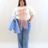 tshirt con fiocco 176425