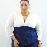 camicia corsetto jeans 15152