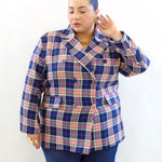 giacca tartan colorata 548