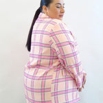 giacca tartan colorata 548