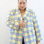 giacca tartan colorata 548