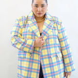 giacca tartan colorata 548