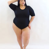 Body modellante manica al gomito