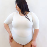 Body modellante manica al gomito