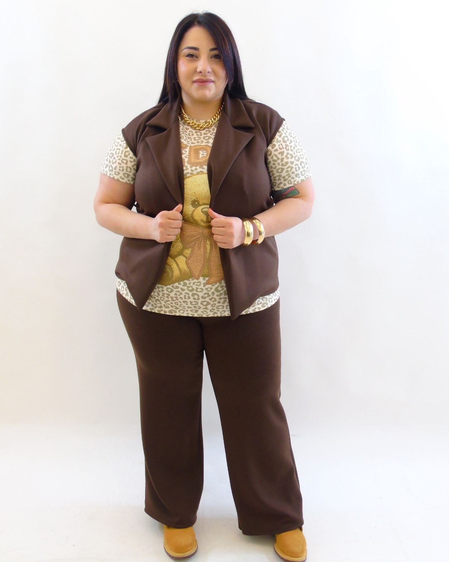 Coordinato comodo gilet 3774