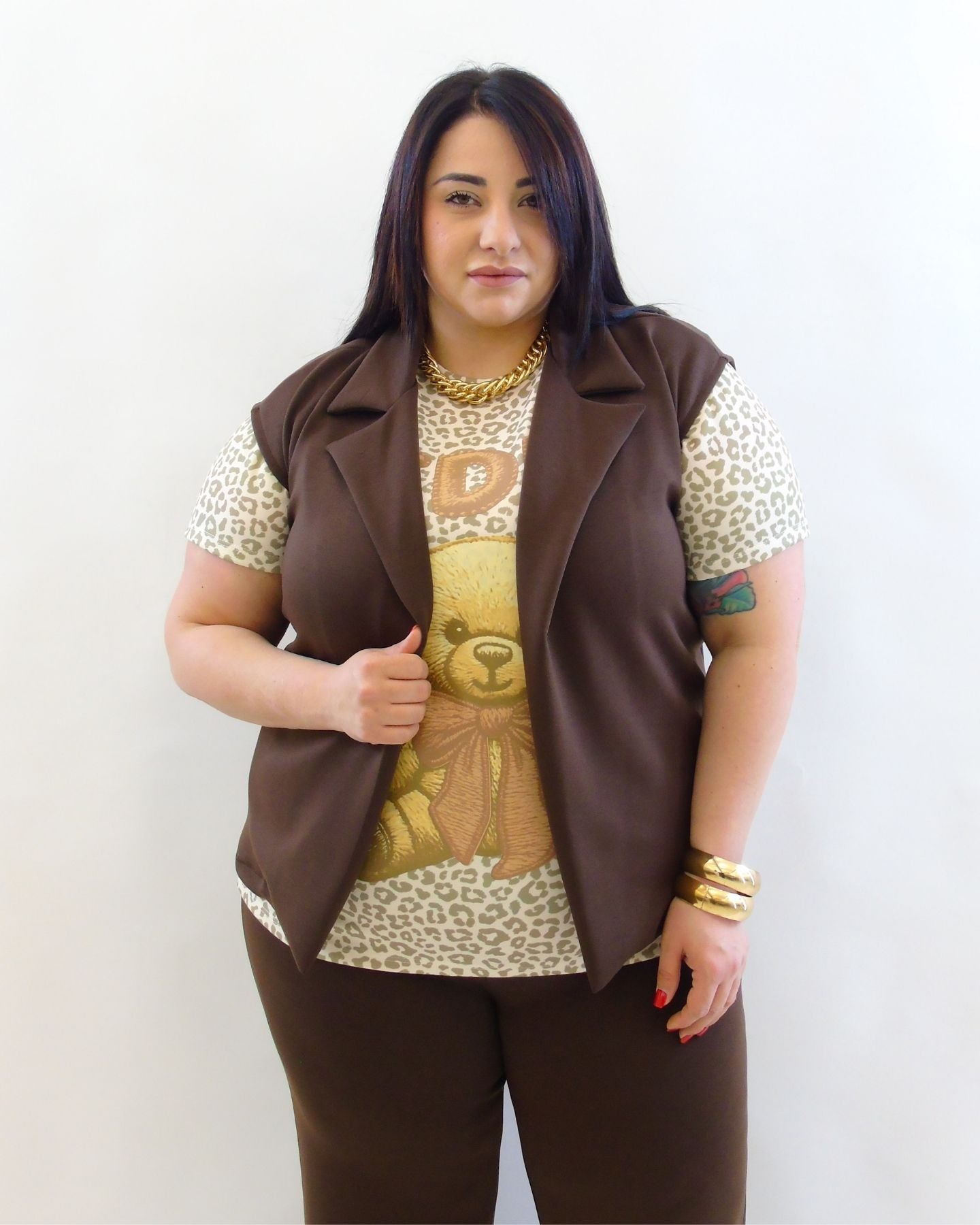 Coordinato comodo gilet 3774