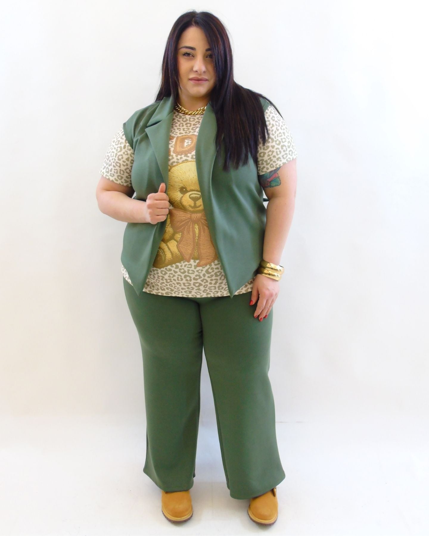 Coordinato comodo gilet 3774